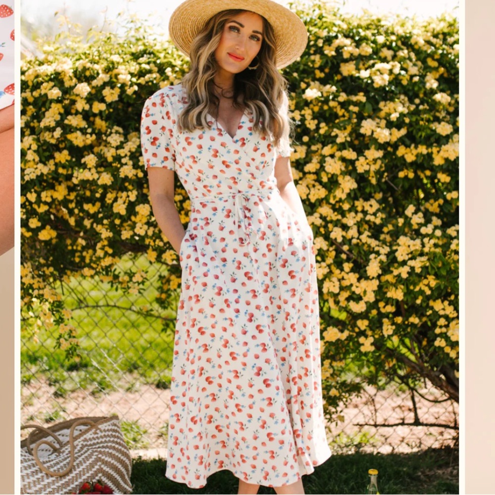 Ivy City Co Strawberry Fields Dress